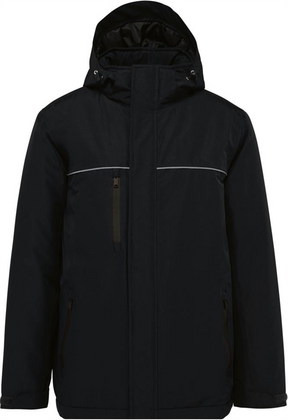 Wyczynowa parka unisex, czarna, l
