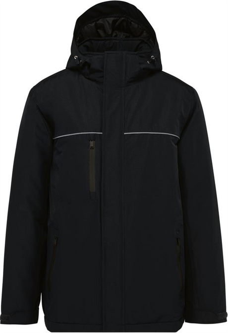 Wyczynowa parka unisex, czarna, l
