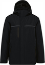 Wyczynowa parka unisex, czarna, l