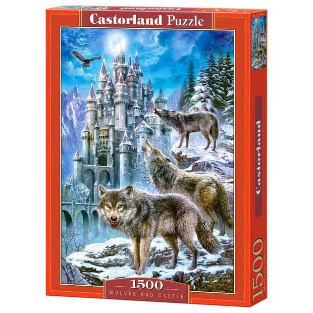 Wilki i zamek Castorland – puzzle – 1500 elementów – satynowe wykończenie – idealne dopasowanie – europejska jakość