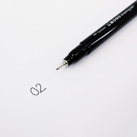Tombow • cienkopis mono, szerokość linii 02 (ok. 0,30 mm), kolor czarny