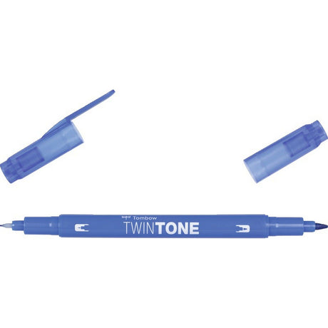 Tombow • podwójny pędzelek w kolorze twintone w kolorze niebieskim