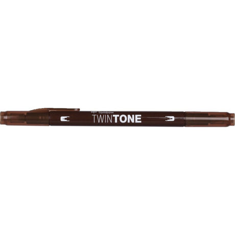 Tombow • Twintone czekoladowy pędzelek z podwójną końcówką