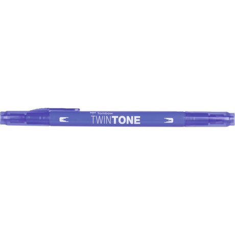 Tombow • Twintone pędzelek z podwójną końcówką w kolorze francuskim niebieskim
