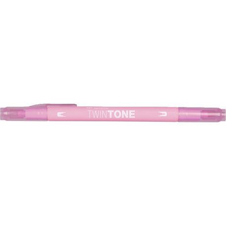 Tombow • Twintone pędzelek z podwójną końcówką, blady róż