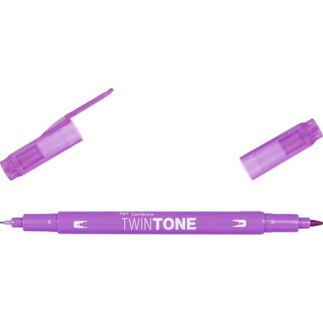 Tombow • Twintone z podwójną końcówką, malinowy