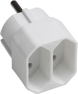 Adapter euro Meister 2V biały - wu7423210
