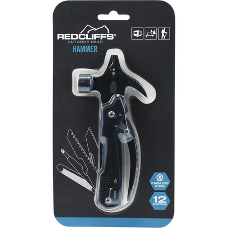 Młotek Redcliffs 12 funkcji 15 cm czarny