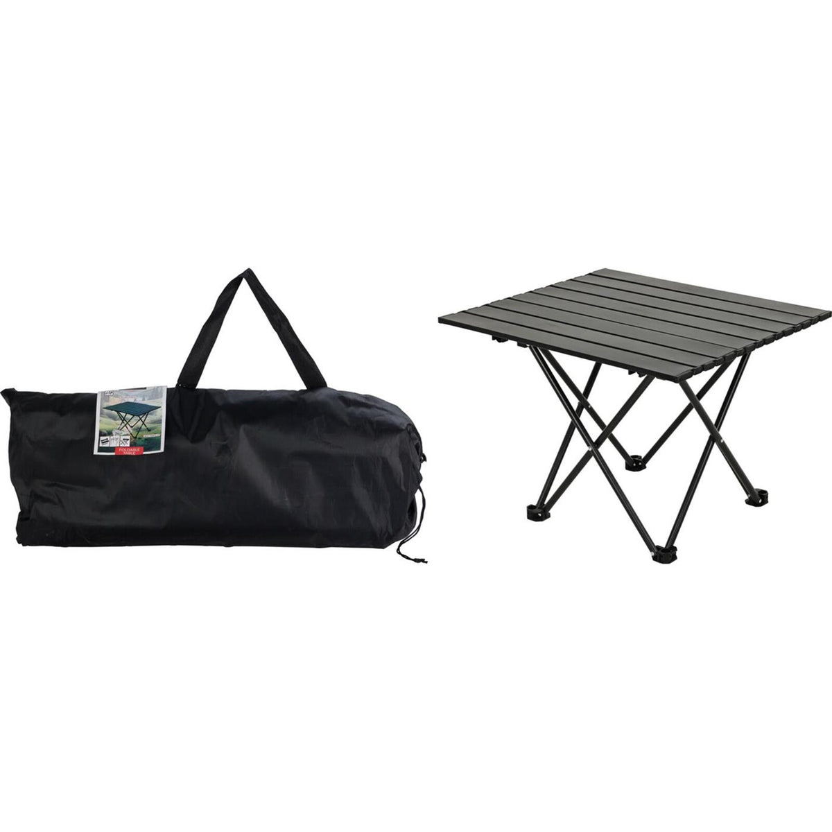 Redcliffs campingtafel metaal zwart 56x40x46cm