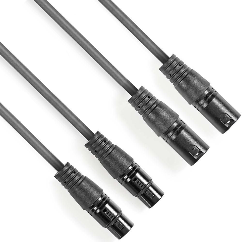 Kabel Nedis XLR - stereo - zbalansowany