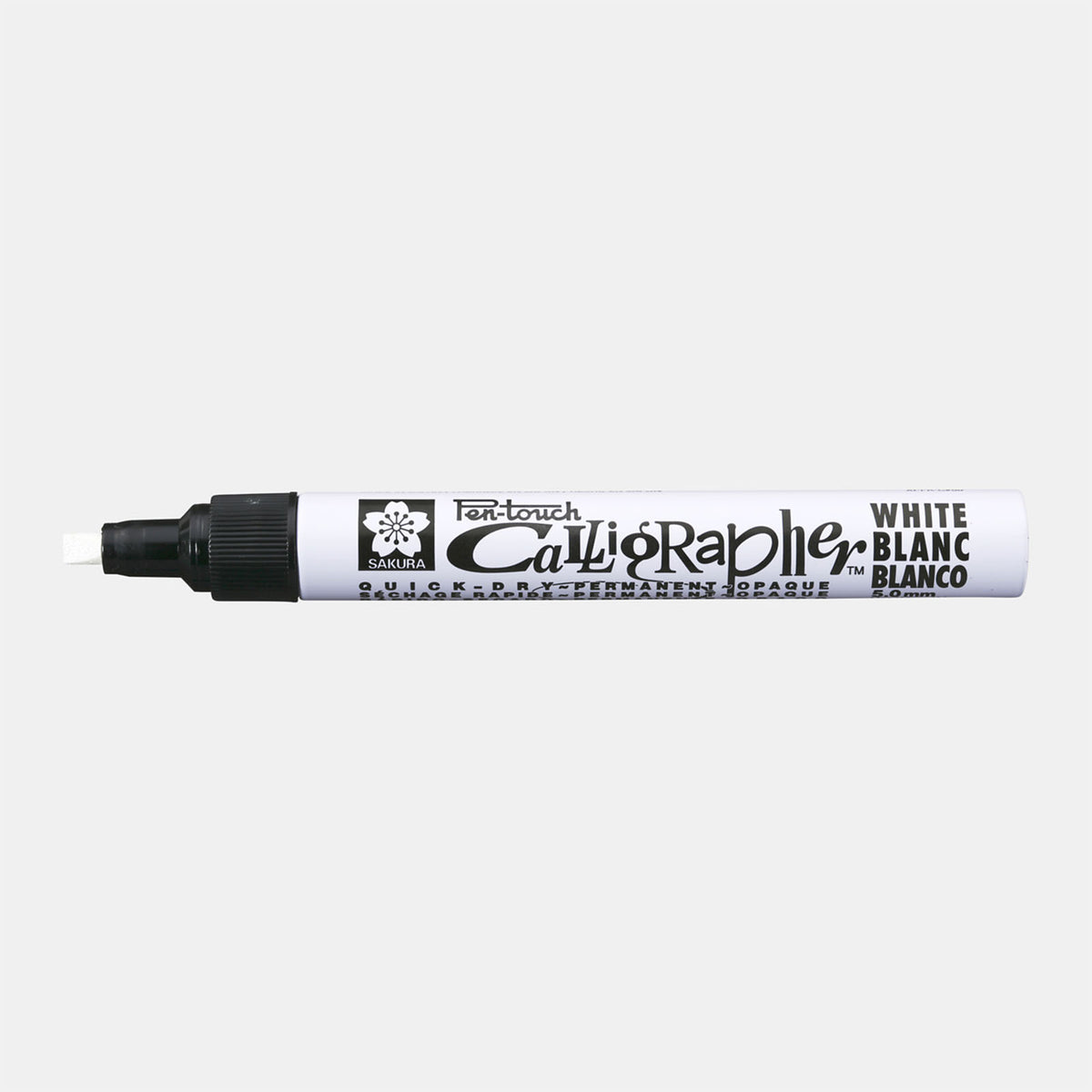 Sakura • długopis do kaligrafii typu pen-touch, średni biały