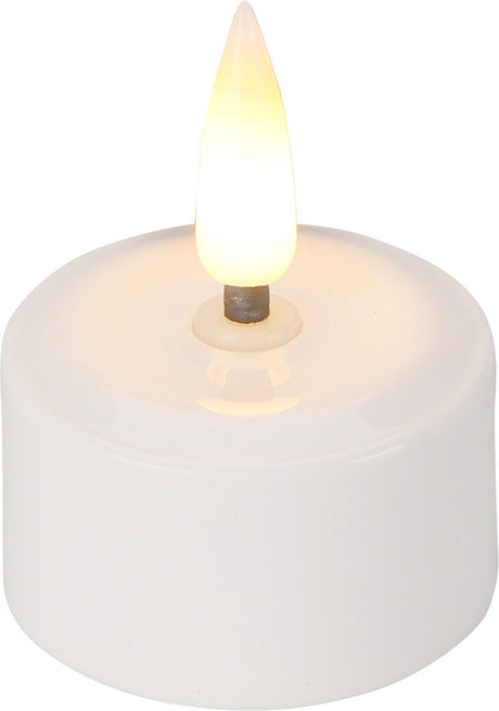 Zestaw podgrzewaczy LED do stylizacji domu, 4 sztuki, średnica 4 cm