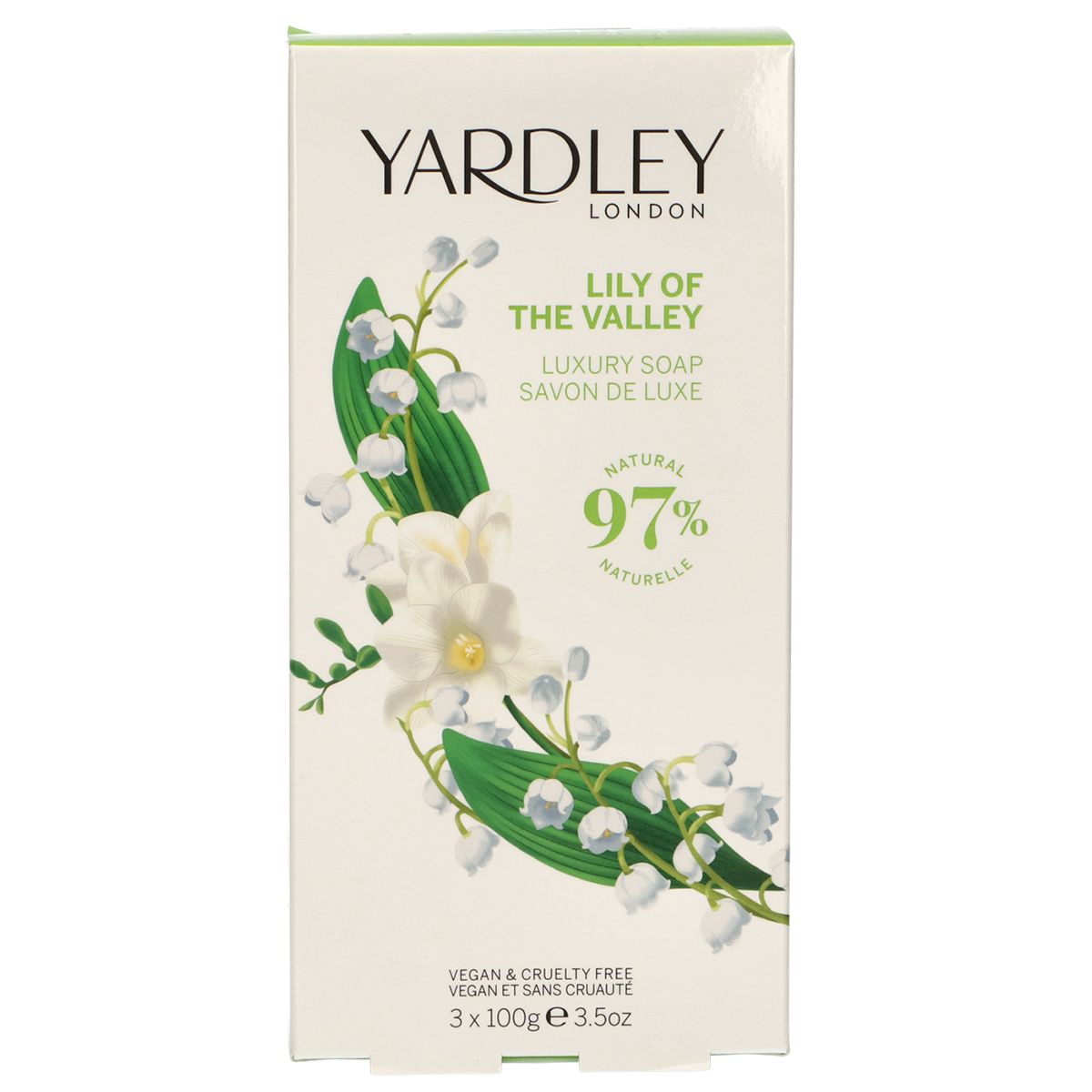 Yardley London Mydło z konwalią 3x100gr.