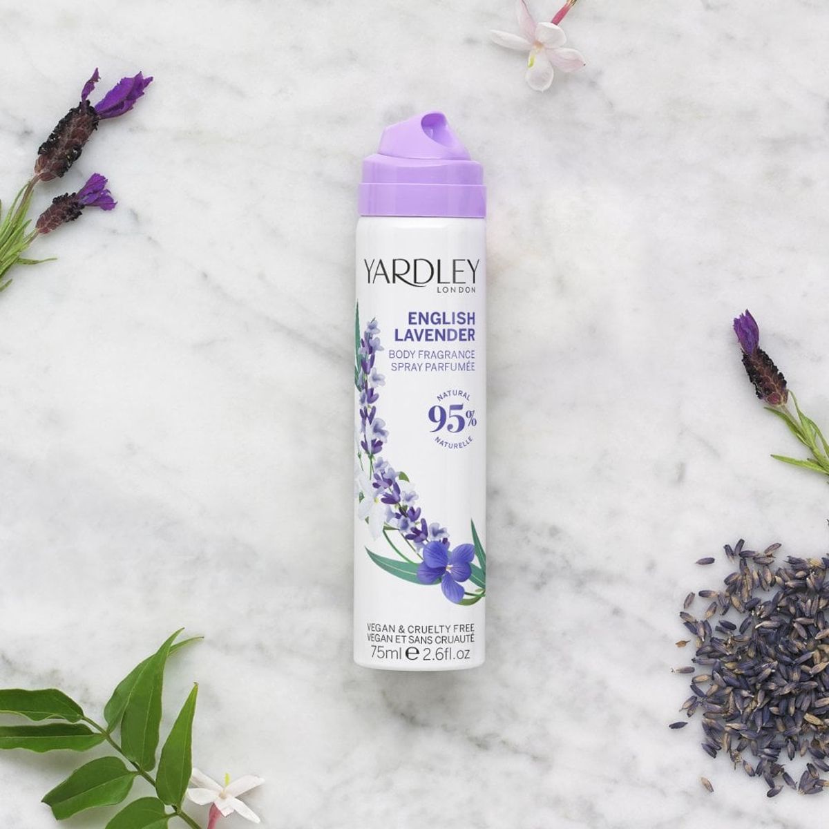 Lawendowy spray do ciała Yardley London 75ml