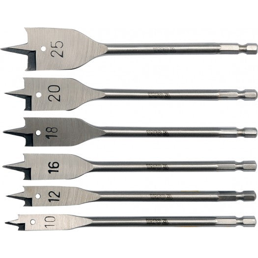 Yato boorset voor bladboor 6szt. 10-25