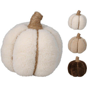 Home styling pompoen teddy ø19cm 3ass pompoen teddy ø19cm 3 assorti