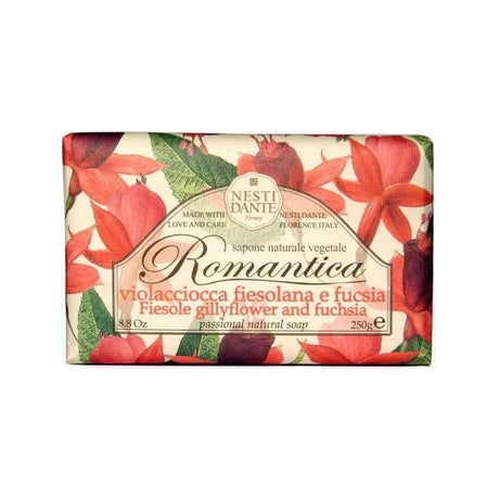 Mydło Nesti Dante Romantica Fiesole Gillyflower w kolorze fuksji 250gr.