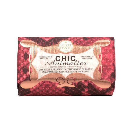 Nesti dante chic zwierzęce mydło z dzikiej orchidei, czerwonych liści rea 250gr.