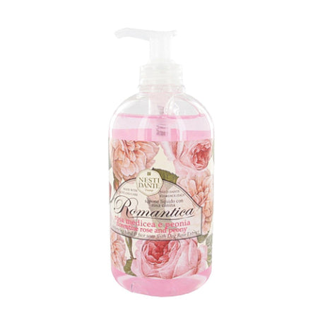 Nesti Dante Romantica Pompka do mydła różowo-piwoniowego 500ml
