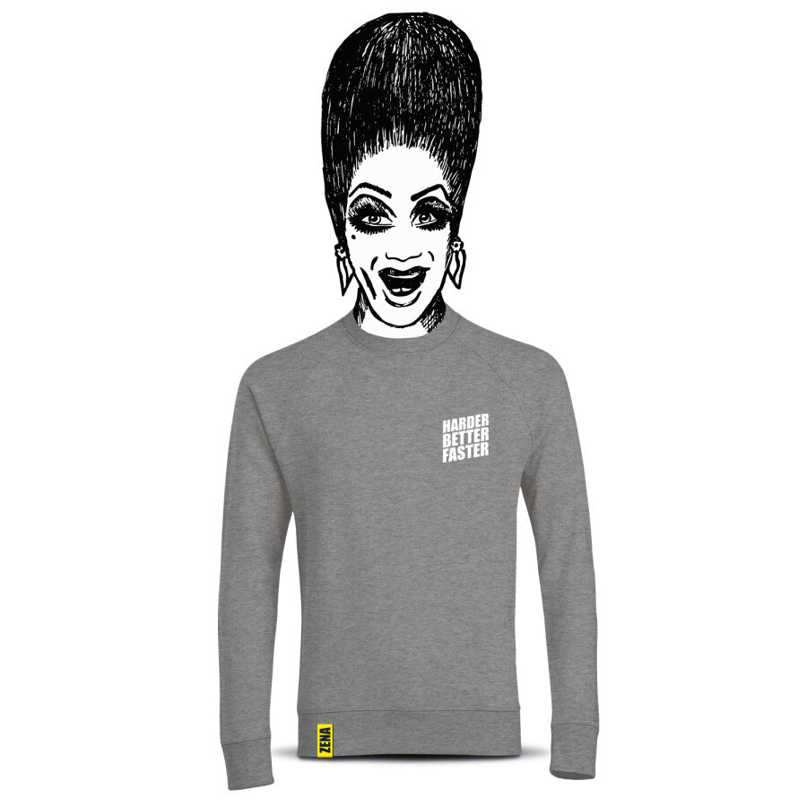 Zena sweater hbf mid heather grey l