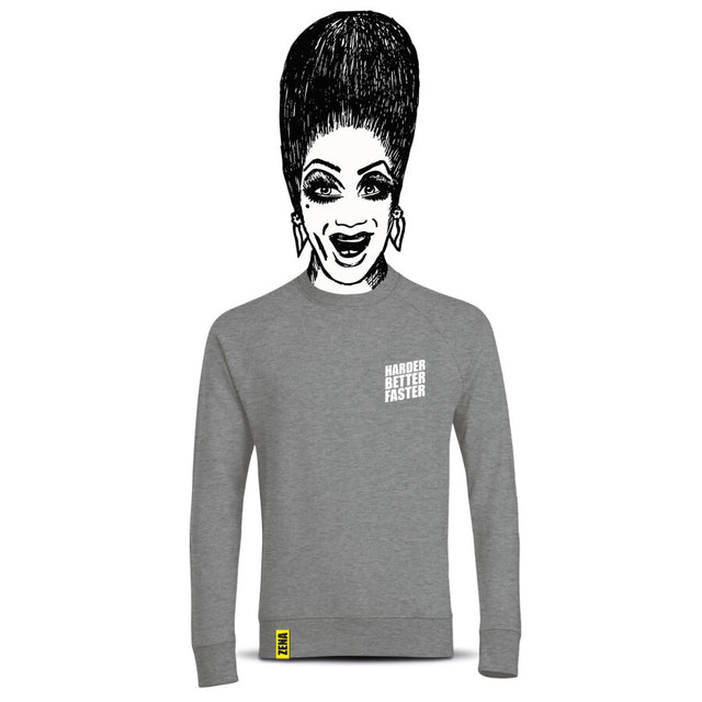 Zena sweater hbf mid heather grey l