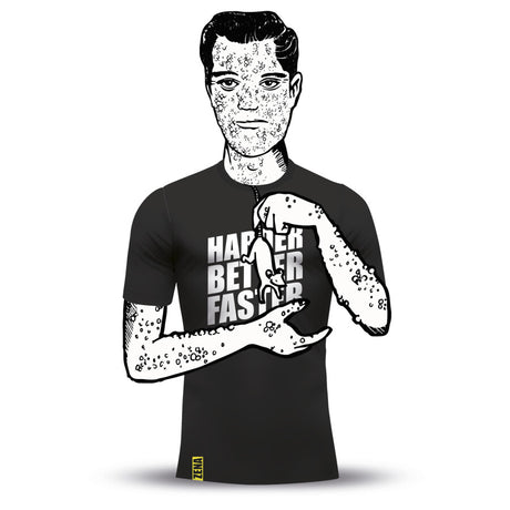 Zena t-shirt hbf black s