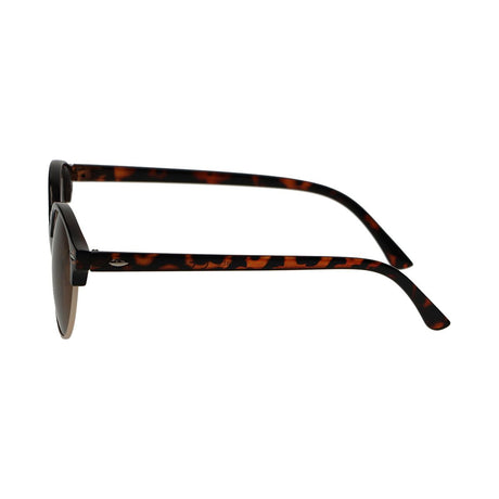 Okrągłe okulary przeciwsłoneczne Spectrum Club Round Havana, złotobrązowe, unisex