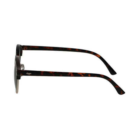 Okrągłe okulary przeciwsłoneczne Spectrum Club Round Havana w kolorze złoto-zielonym, unisex