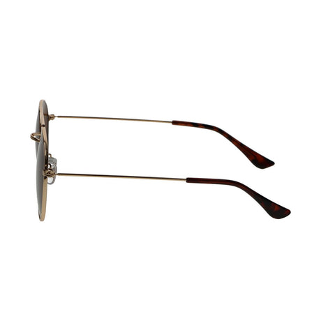 Okrągłe okulary przeciwsłoneczne Spectrum w kolorze złotym, metalowym, brązowym, unisex
