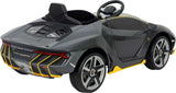 Lamborghini Centenario Grey Electric Car z pilotem 12 woltów