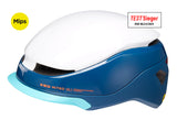 Ked Fietshelm Mitro UE-1 M (52-58 cm) Niebieska biała