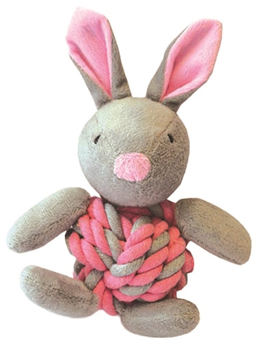 Mały Rascals Knottie Bunny Touwbal Rabbit Pink