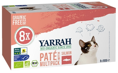 Yarrah Organic Multipack Pate Salmon Bree