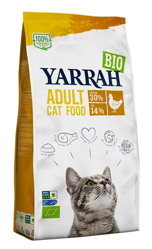 Organiczne kawałki kurczaka Yarrah Cat