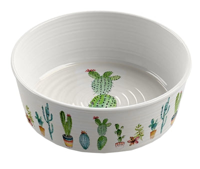 Tarhong Food Bowl Dog Cactus Print 1 Melamine