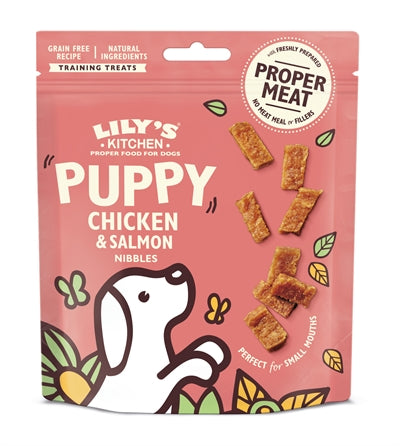Lily's Kitchen Chicken Salmon Nibbles dla szczeniąt