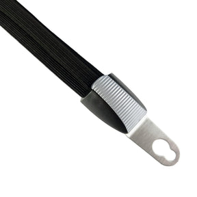 Szeroki triobinder czarny