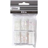 Firma Creativ Glitter and Sequins White, 6x5gr