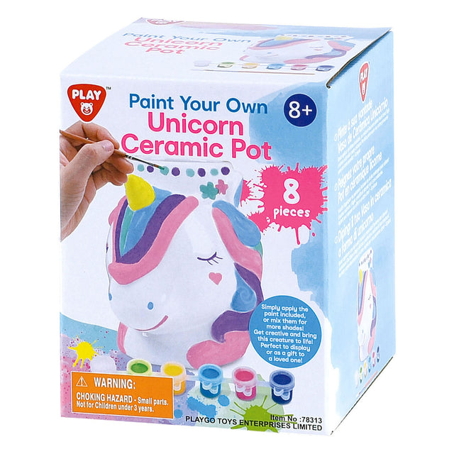 Zagraj w Paint Your Own Ceramic Unicorn Jar, 8dlg.