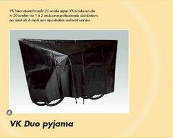 Okładka rowerowa podwójna czarna