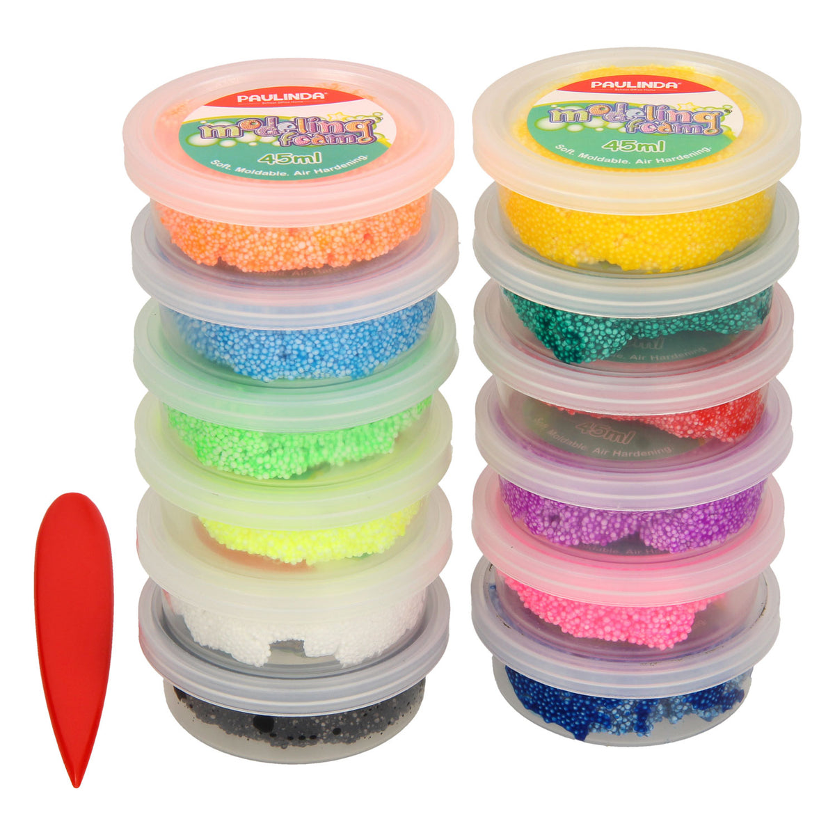 Paulinda Modeling Clay Color Pots, 12..