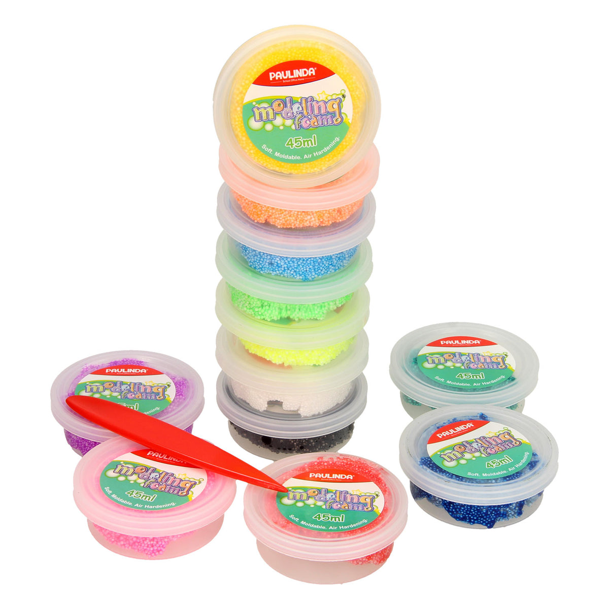 Paulinda Modeling Clay Color Pots, 12..