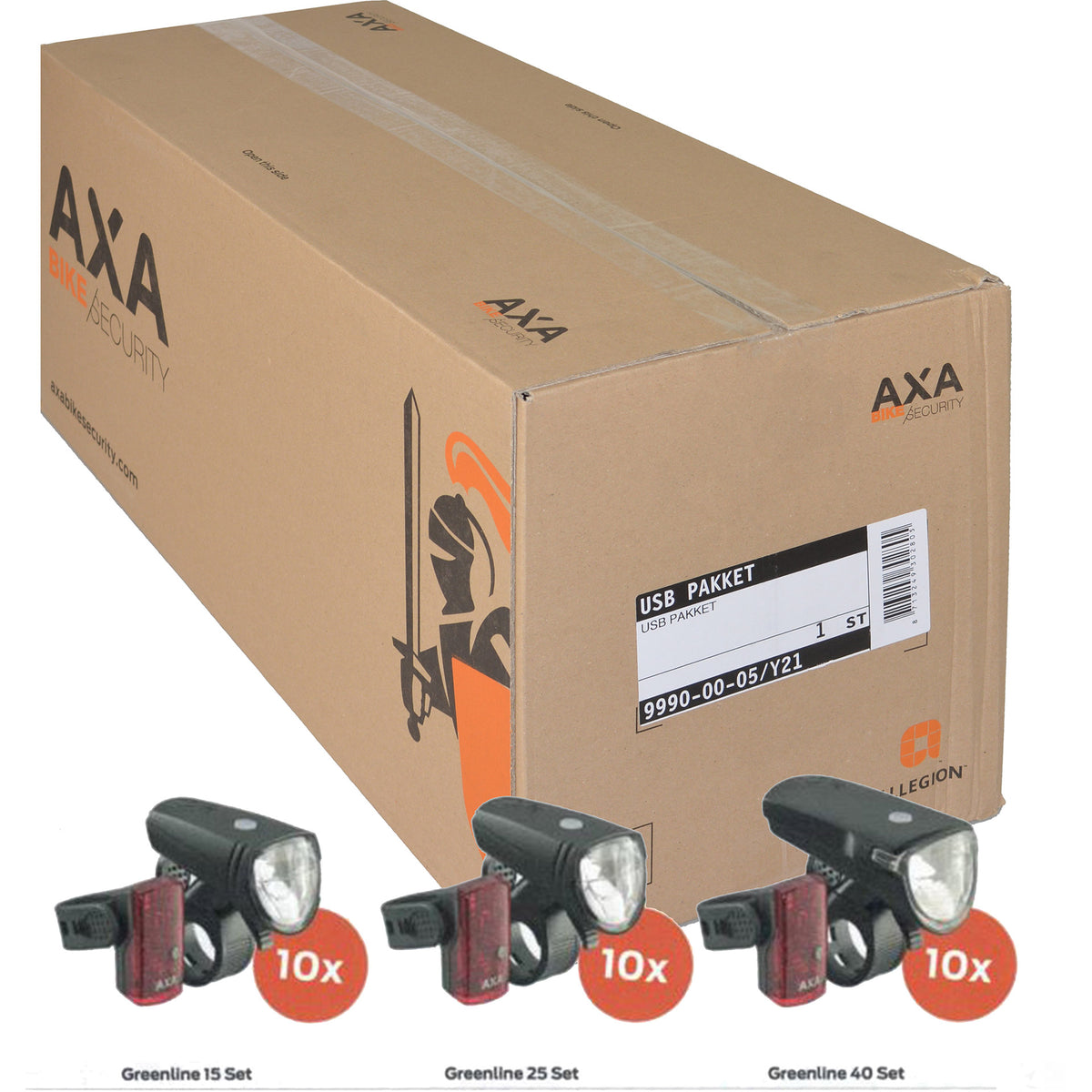 Oświetlenie zielonej linii AXA Range Box