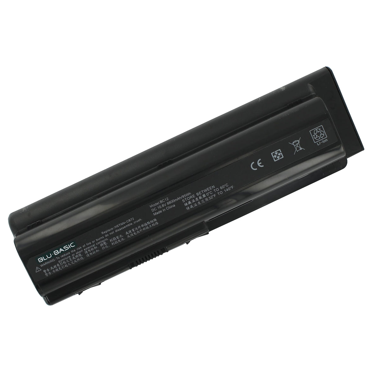 Blu-basic laptop bateria rozszerzona 10,8 V 8800 mAh