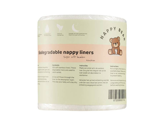 Happybear Washable Diaper Wheets Bamboo