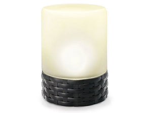 ESOTEC Garden Lamp Candlelight Rattan Zonne-Enegie